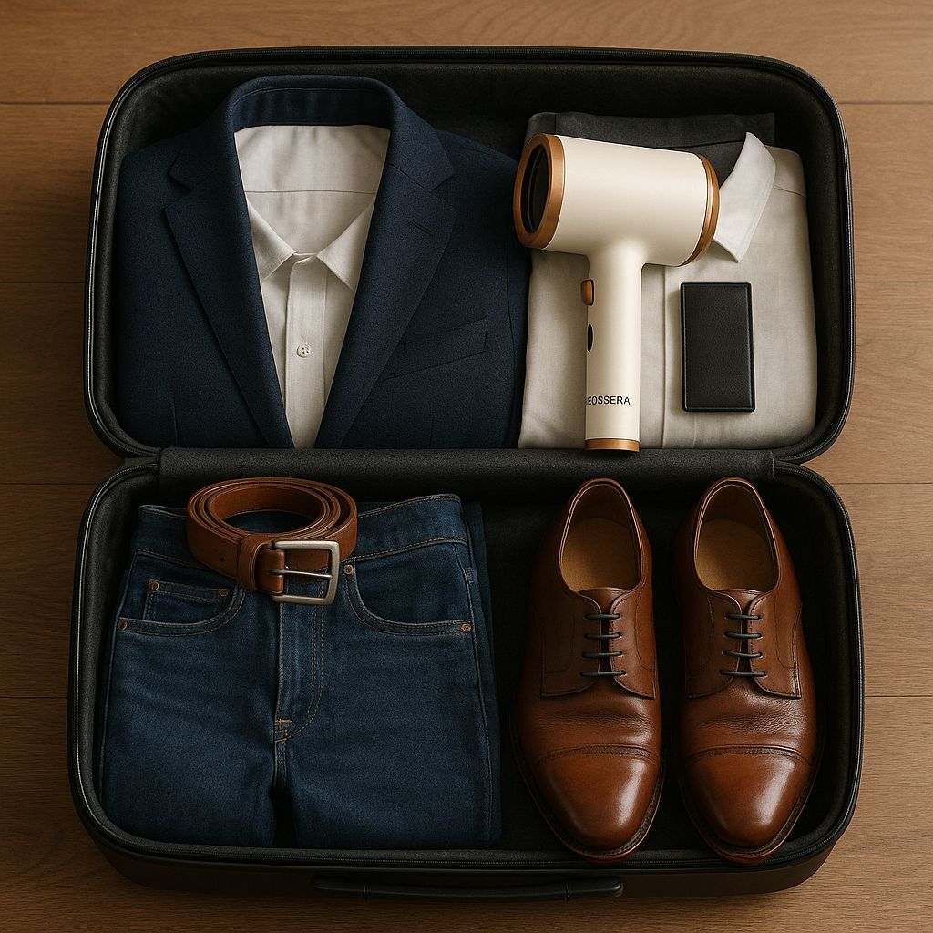 NOMADO™ - Défroisseur de voyage compact et léger